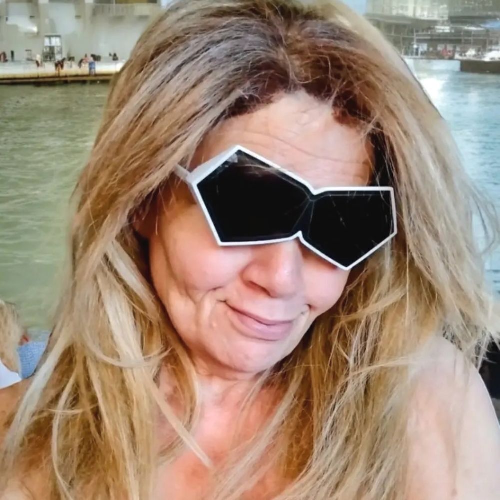 Futuristic dramatic oversized sunglasses NWT - image 2